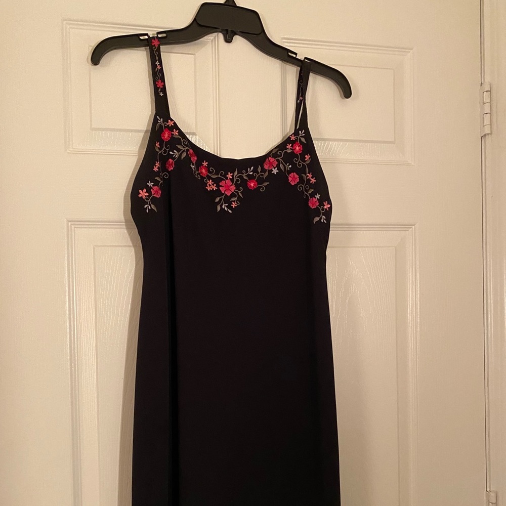 Black maxi dress